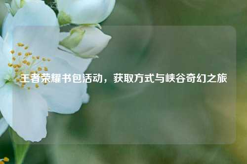 王者荣耀书包活动,获取方式与峡谷奇幻之旅