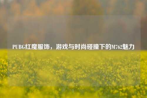 PUBG红魔服饰,游戏与时尚碰撞下的M762魅力